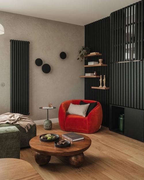 Квартира в лодзи площадью 66 м 2 расположена на 6 этаже нового многоквартирного дома. 03