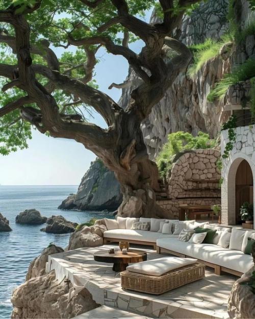 Остров забвения. Среди отвесных скал и бирюзовых вод, скрывался дом, построенный на краю утеса, как будто самыми богами. 07 Остров забвения. Среди отвесных скал и бирюзовых вод, скрывался дом, построенный на краю утеса, как будто самыми богами. 07