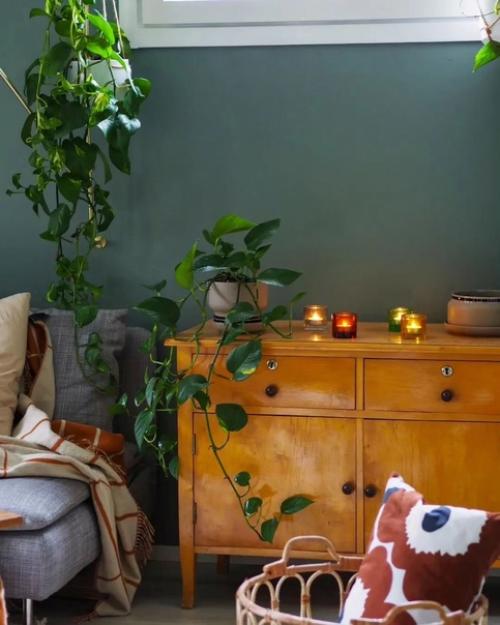 Яркий финский дом с теплой, уютной атмосферой и винтажной ретро - мебелью. 08