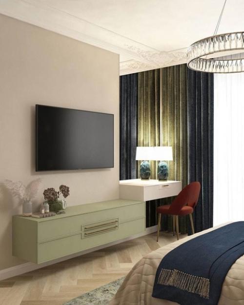 Стильный вариант обустройства квартиры в современном стиле. 08