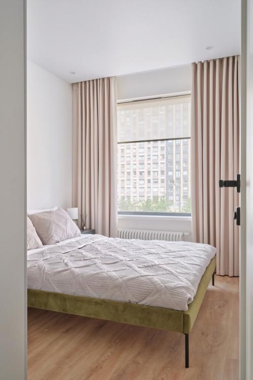 Лаконичный интерьер маленькой однушки всего 28 м 2 в ЖК баланс в Москве. 06