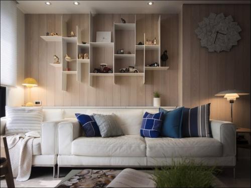 Теплый деревянный дом на Тайване с красивым и уютным уголком для чтения. 07