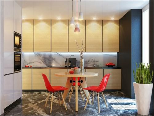 Деревянные ламели в домах и квартирах. 06