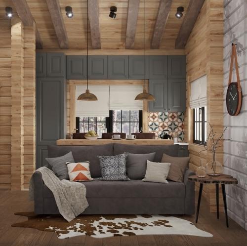 Нескучные_интерьеры. Вам интерьеры шале в Подмосковье от студии FAM Design покажем. 01