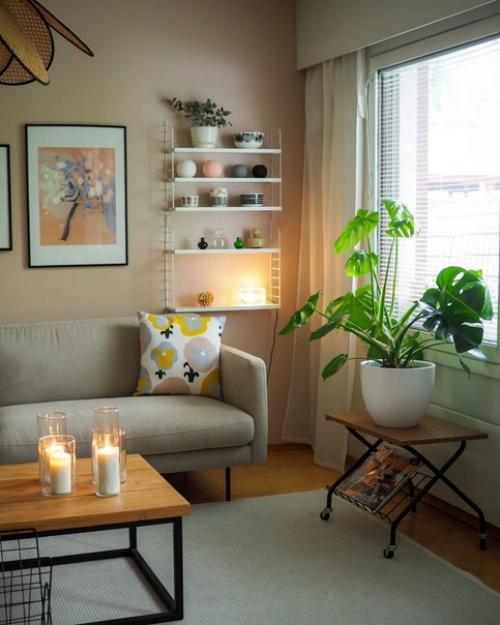 Яркий финский дом с теплой, уютной атмосферой и винтажной ретро - мебелью. 04