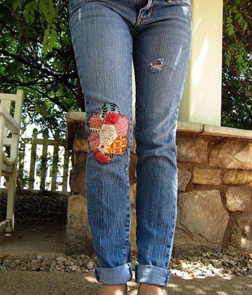 Дырка на джинсах - повод вдохнуть в них новую жизнь? 02