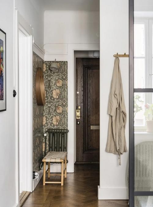 Интерьер скандинавской 1-комнатной квартиры 40 кв. 07