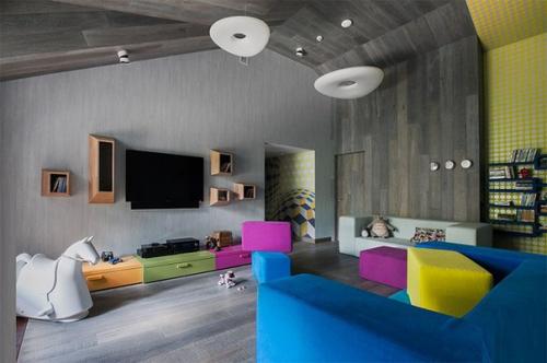 Детская зона в подмосковном доме, 130 м? 04