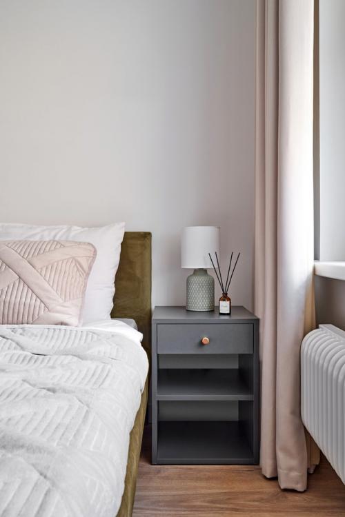 Лаконичный интерьер маленькой однушки всего 28 м 2 в ЖК баланс в Москве. 09