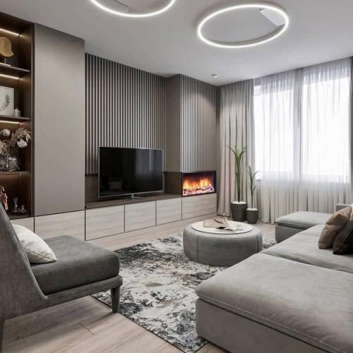 Интерьер 2 х - комнатной квартиры в тёмных тонах. 04