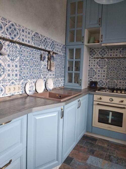 Соединили кухню с гостиной. 05