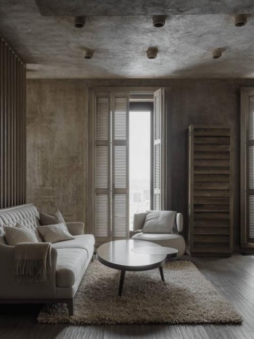 Квартира в стиле ваби - саби в Екатеринбурге. 03