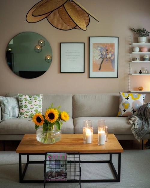 Яркий финский дом с теплой, уютной атмосферой и винтажной ретро - мебелью. 07