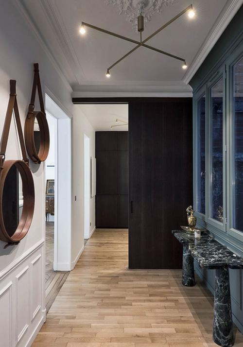 Неувядаемая классика: благородные тона в интерьере апартаментов в Париже. 05