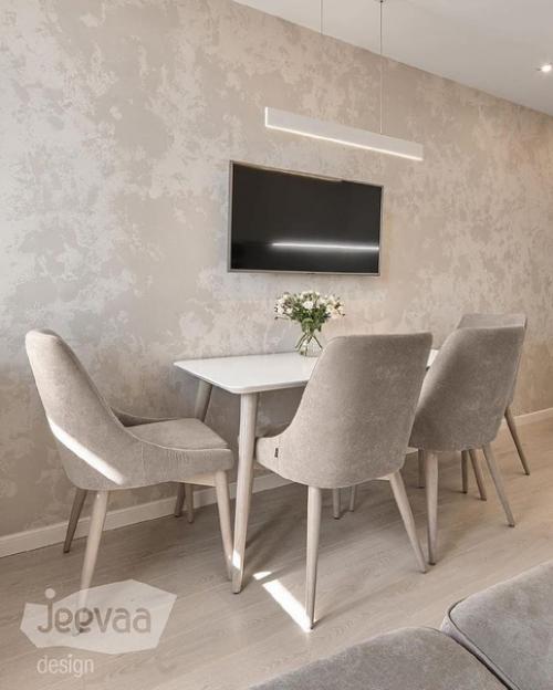 Два варианта обустройства кухни - гостиной. 05