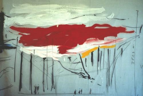 Менее очевидный переход можно наблюдать в конференц - центре The Cloud в Риме. 05