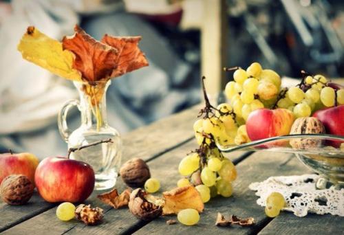 Декор из листьев и не только: 20 идей. 02