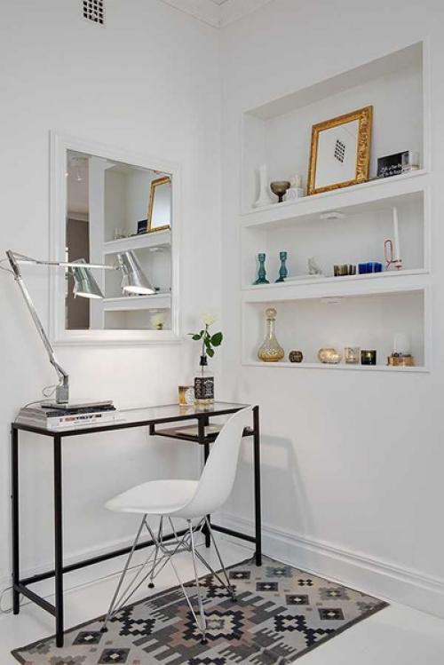 В этой чудесной однокомнатной квартире в Швеции настолько просторно, что даже как-то сложно поверить в общую ее площадь - всего 35 кв. 09