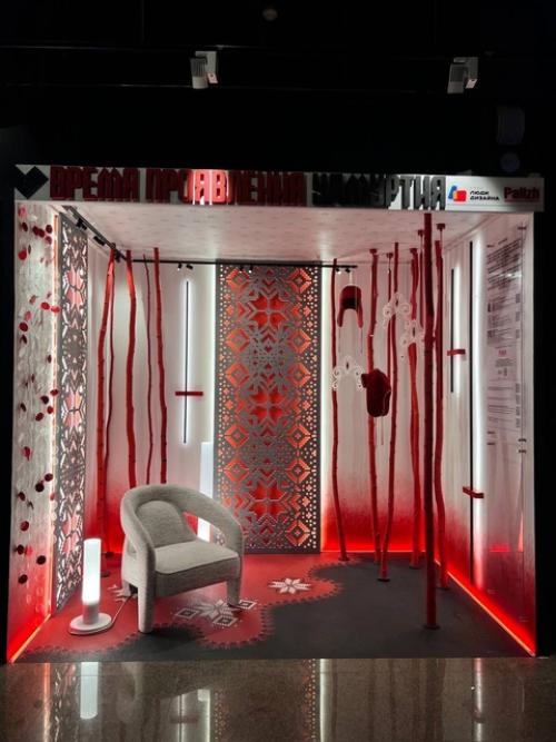 Наша компания сейчас участвует в международной выставке дизайна интерьеров и технологий Русский дом. 01