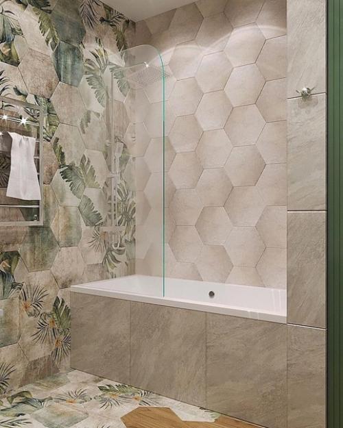 Какой красивый и нестандартный подход к дизайну санузла! 04