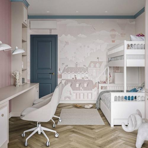 Только посмотрите на эту нежнейшую детскую комнату. 03