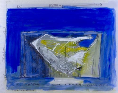 Менее очевидный переход можно наблюдать в конференц - центре The Cloud в Риме. 03