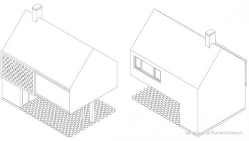 Данный проект разработан по заданию компании Baum как типовой дачный дом для мелкосерийного строительства. 07