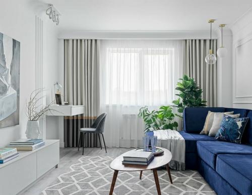 Базовая отделка и мебель российских фабрик: стильная двушка 60 м. 04