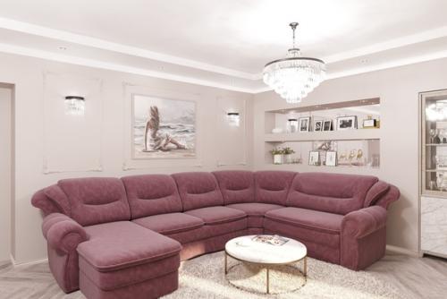 Разработан дизайн проект кухни - гостиной, 38 кв. 03