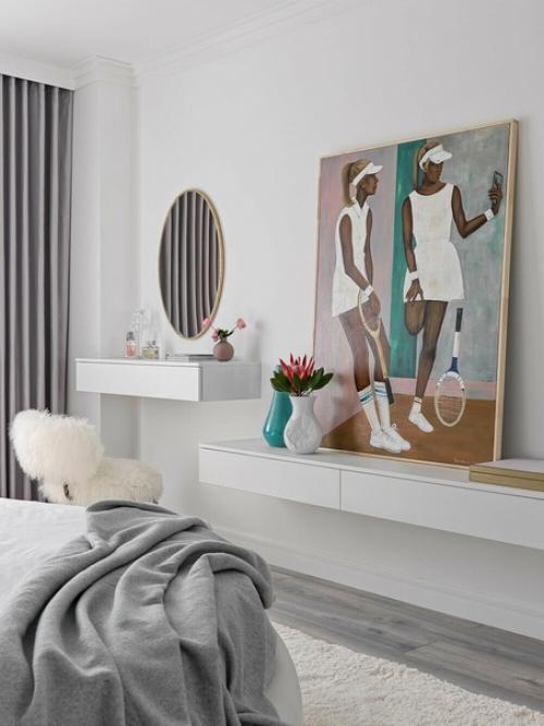 Базовая отделка и мебель российских фабрик: стильная двушка 60 м. 03