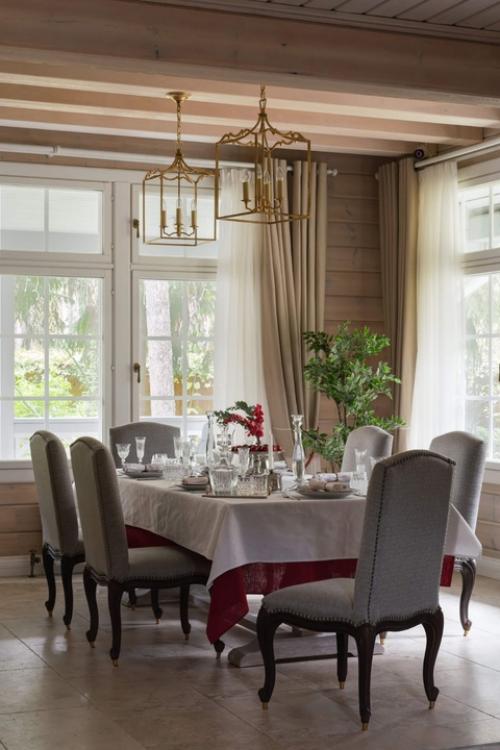 Дом в РЕПИНО. Дизайнерское бюро Full House Design оформило для своих клиентов загородный дом из бруса площадью 315 кв. 02