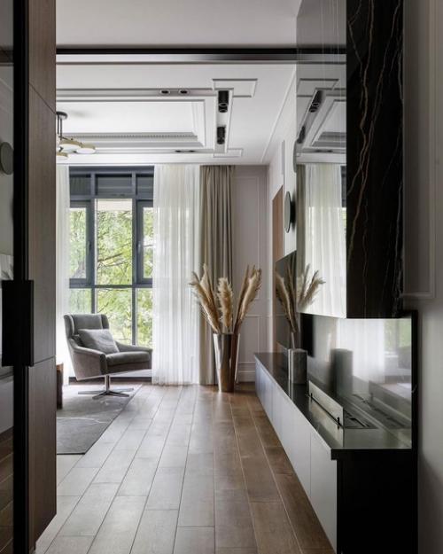 Кухня - гостиная с элементами ар - деко. 07