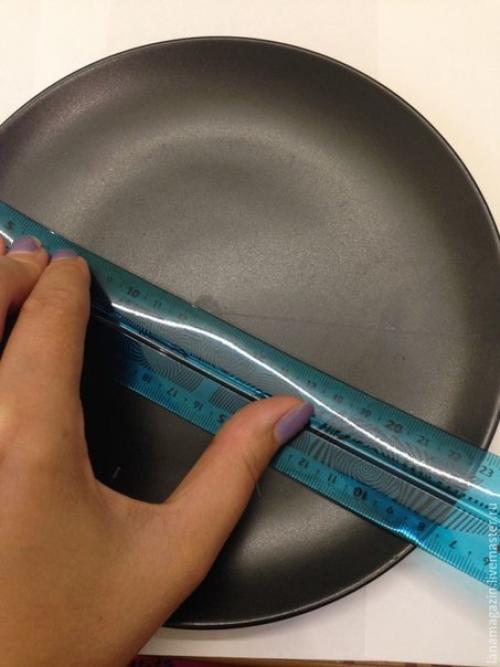 Роспись тарелки в технике Point - to - Point. 05