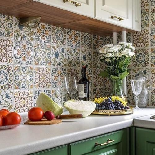 Французская кухня в цвете Олива! 03