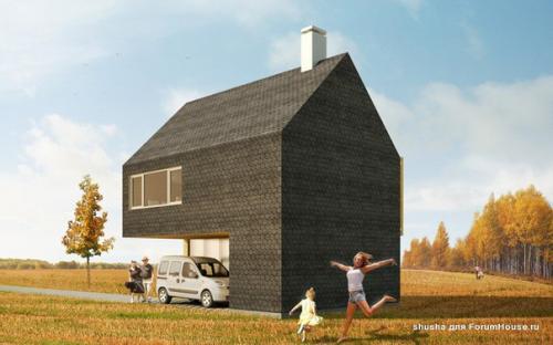 Данный проект разработан по заданию компании Baum как типовой дачный дом для мелкосерийного строительства. 02