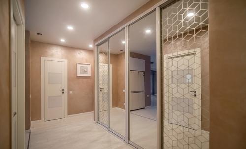 Установили шкаф - купе в прихожуюв Заозёрном. 01 Установили шкаф - купе в прихожуюв Заозёрном. 01