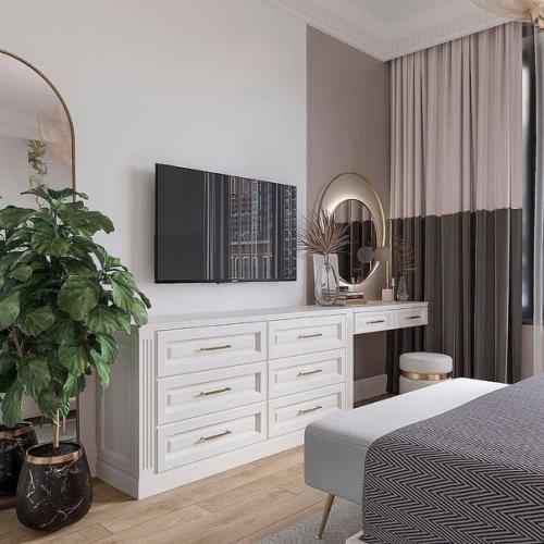 Два варианта оформления спальни. 01