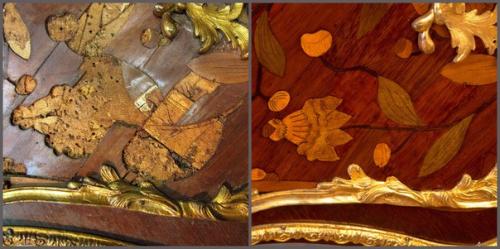 Завершилась реставрация комода наборного дерева из собрания смоленского государственного музея - заповедника. 03