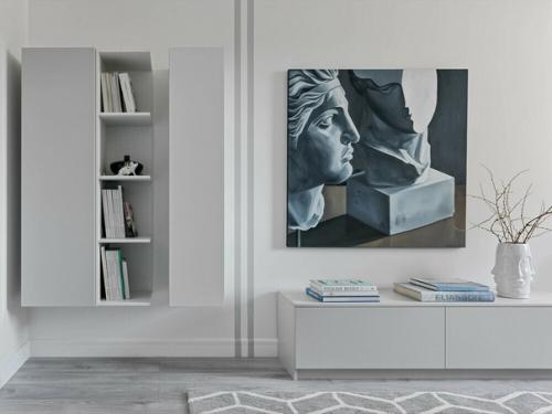 Базовая отделка и мебель российских фабрик: стильная двушка 60 м. 05