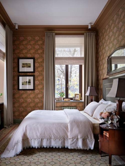 Вдохновение осенью.  Кажется, на интерьер этой небольшой квартиры в Москве дизайнера вдохновила осень. 08