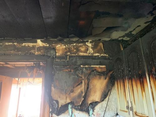 В афанасьевском округе произошел пожар. 03