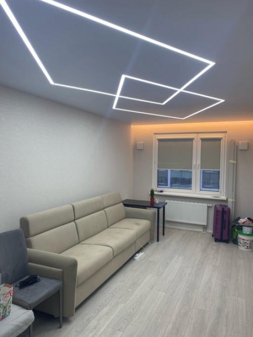 Световые линии - это оригинальная альтернатива светильникам и люстрам. 04