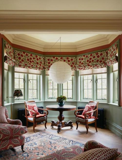 Цветная квартира в Блумсбери отражением богемного духа музейного квартала стала. 07