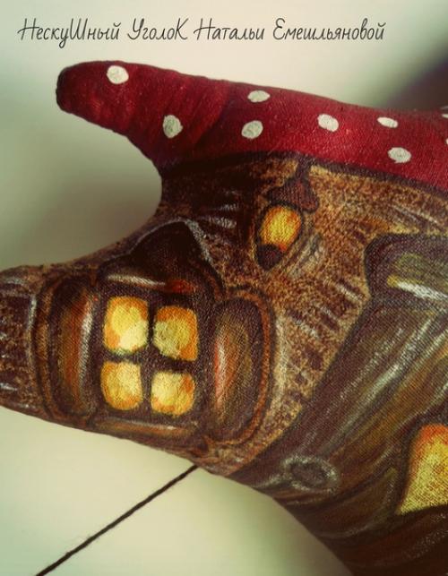 Интерьерная ароматизированная подвеска Домик Счастья. 01