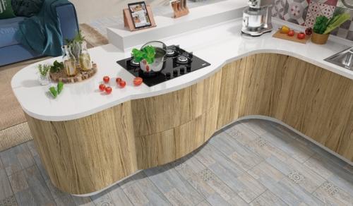 Кухня Эмма с радиусными элементами. 03