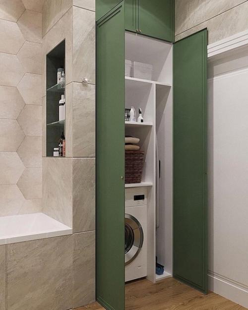 Какой красивый и нестандартный подход к дизайну санузла! 03