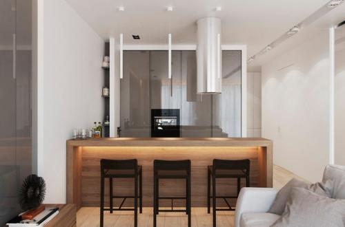 При обустройстве этой квартиры площадью 50 кв. 01