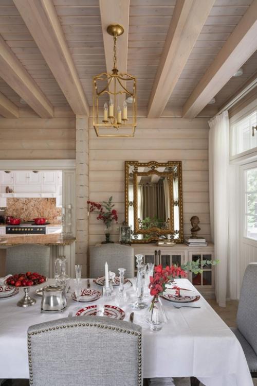 Дом в РЕПИНО. Дизайнерское бюро Full House Design оформило для своих клиентов загородный дом из бруса площадью 315 кв. 03