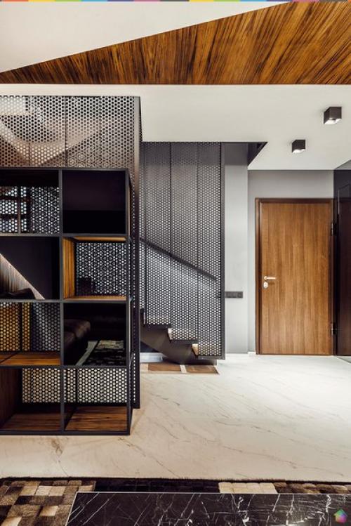 Чёрно-белая гамма в интерьере квартиры в Болгарии ч. 1. 05