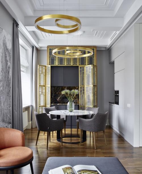 Ар - деко и современная классика: московская квартира 47 м ч. 1. 01